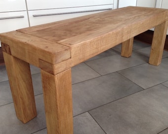 Oak bench "rustic" /// GREGOR-DESIGN