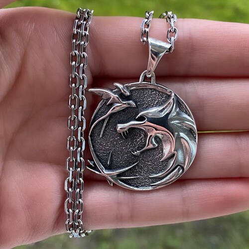 Witcher 3 Medallion-medallion Wolf 
