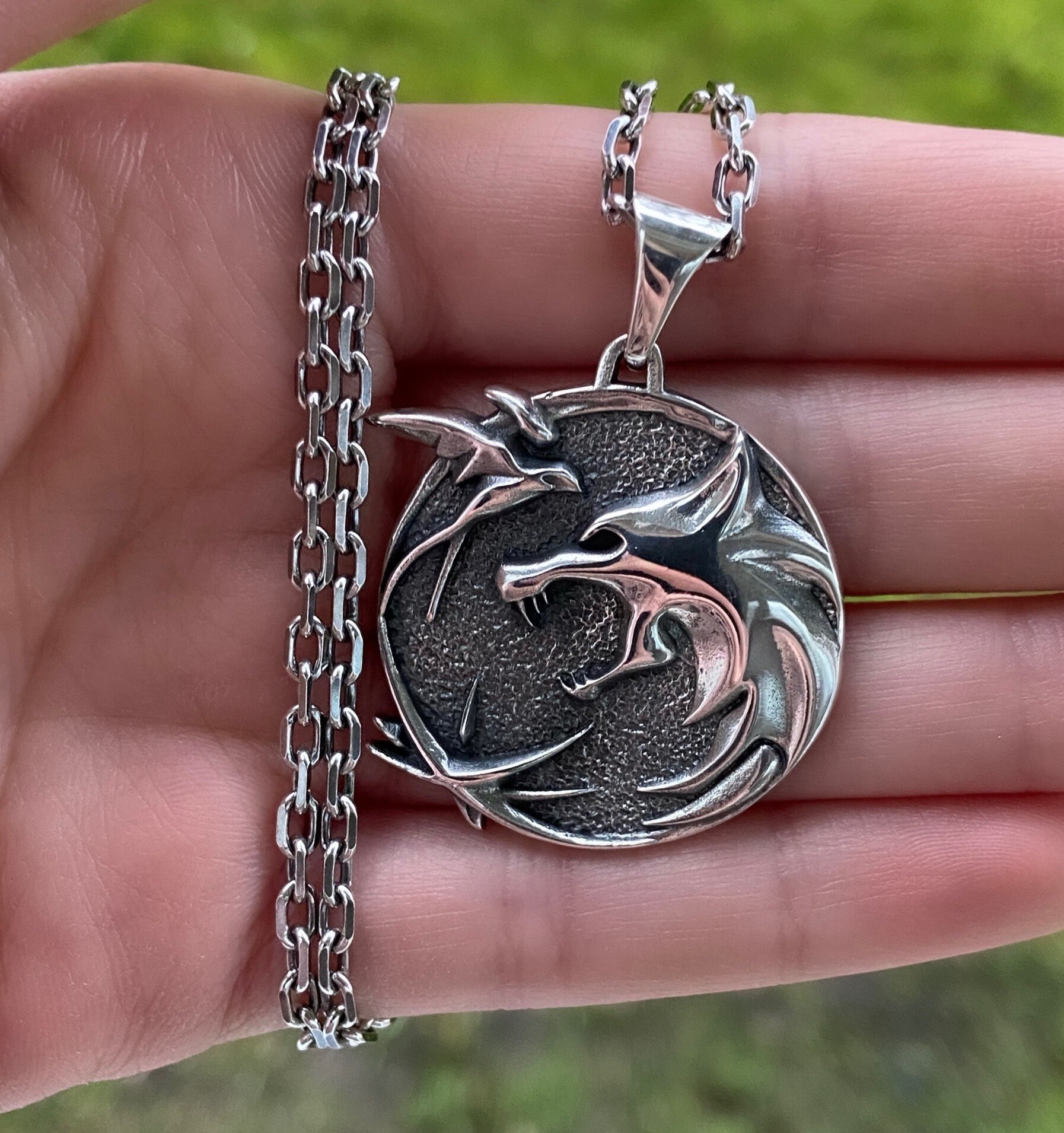 Witcher 3 Medallion-medallion Wolf 
