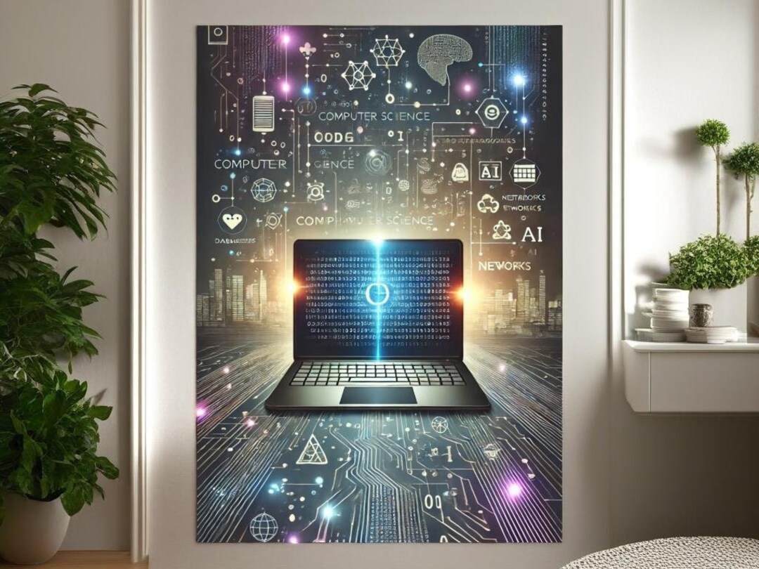 Computer Science Art Coding Wall Poster, Programming Poster ...