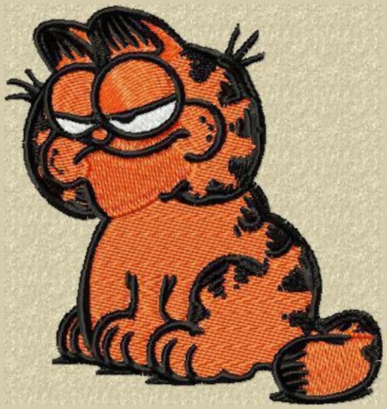 écusson GARFIELD Gothic Emo Punk Rockabela image 1