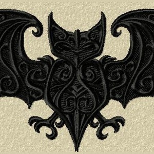 écusson CHAUVE Souris Gothic Emo Punk Rockabela image 1