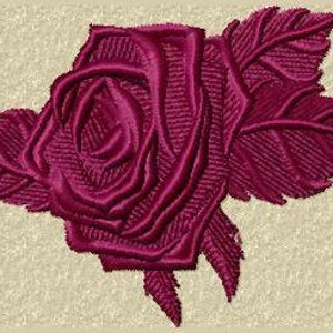 black ROSE gothic emo punk rockab. Iron-on patch image 2