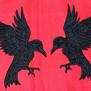 Raven Crow 1 Par Tygmärke Gothic Ma Ny
