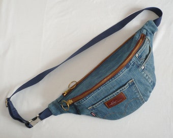 sac banane en jean Aloïs