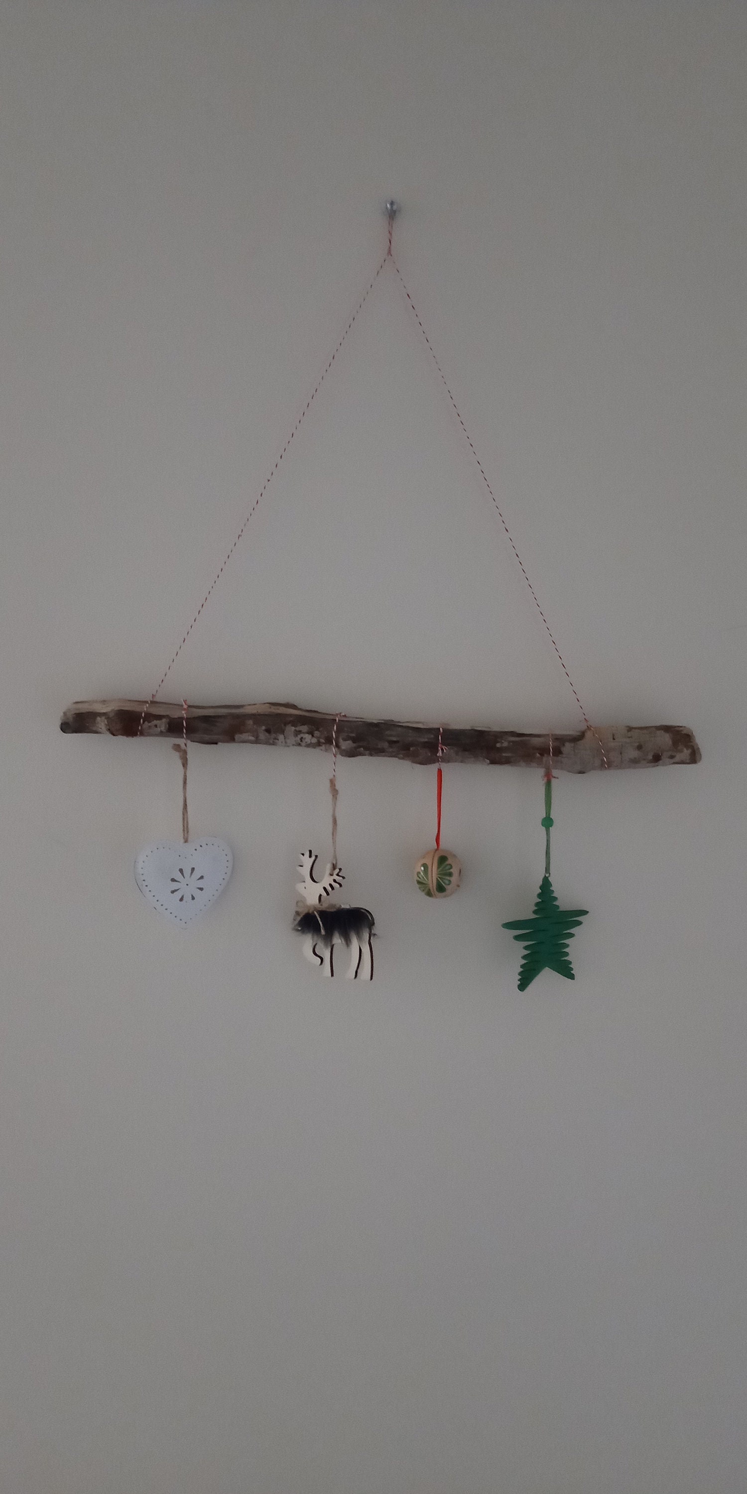 Suspension Déco de Noël Bois Flotté