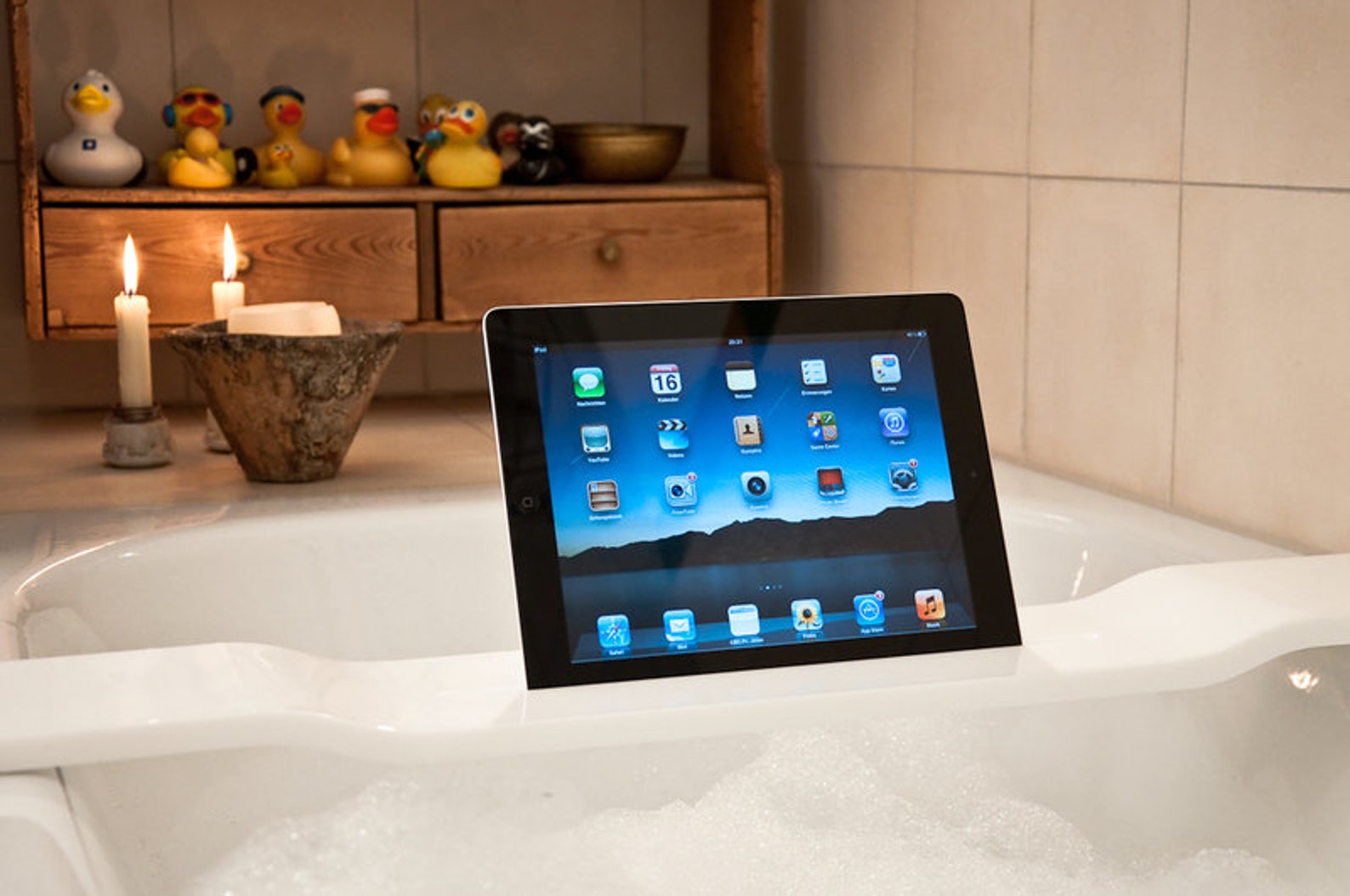 Holder for the bathtub for ipad and tablet Etsy