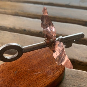 antique flying key, magical decor