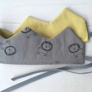 Birthday Crown Lion King Mustard Yellow Party Crown