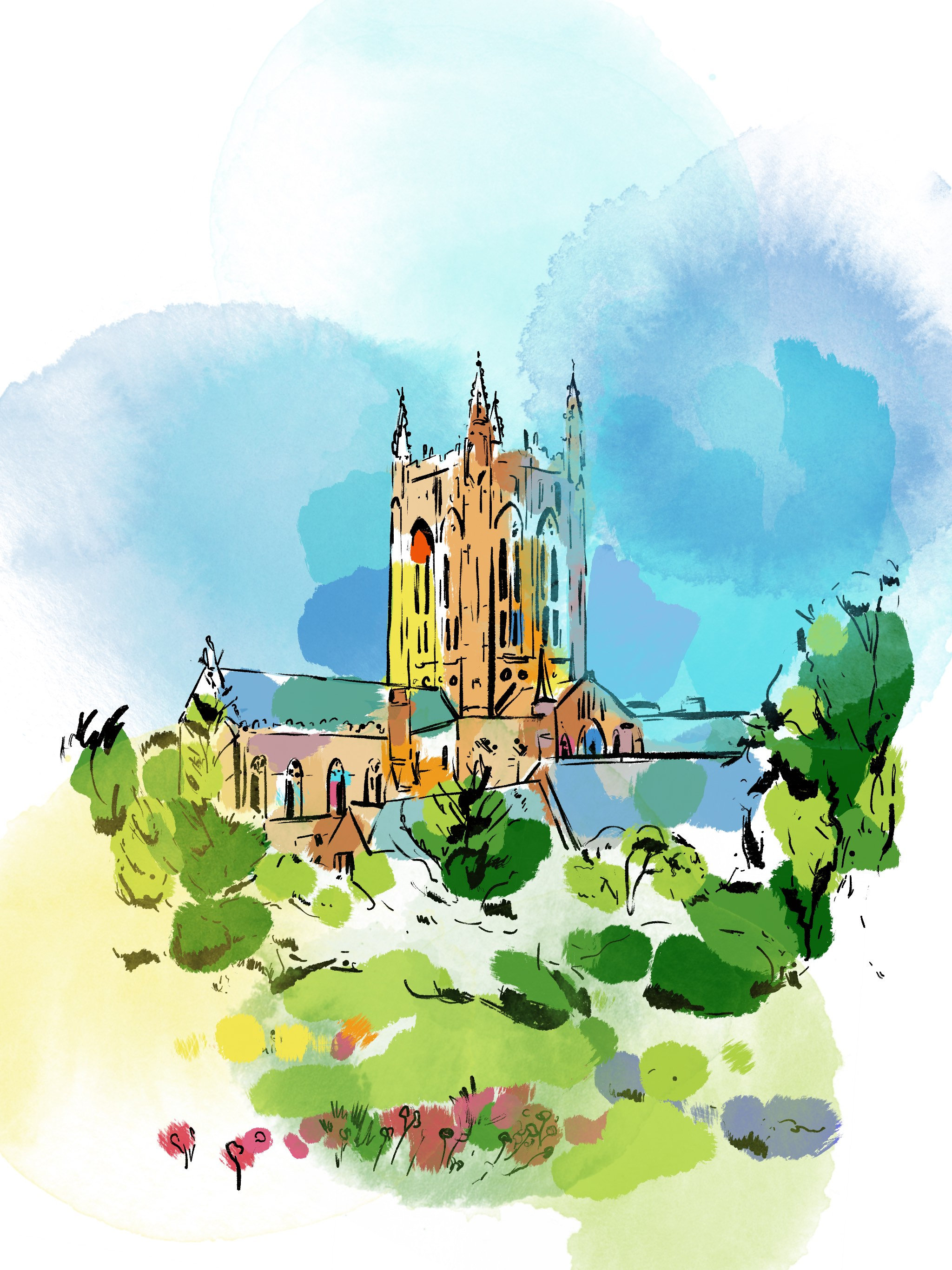 Signed A3 Size Print by Katy Shorttle Bury St. Edmunds Etsy