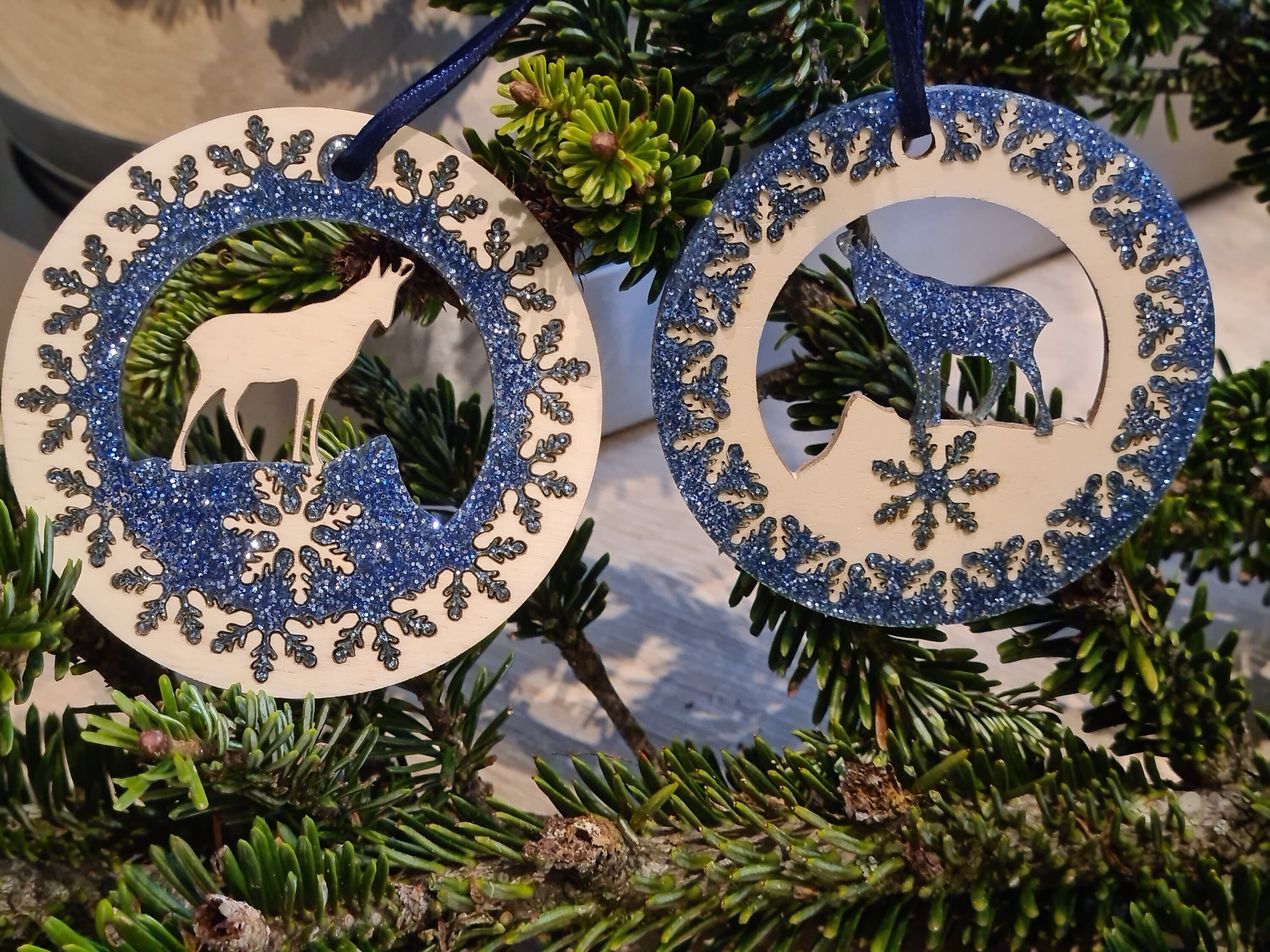 Décoration Sapin de Noël Motif Chamois