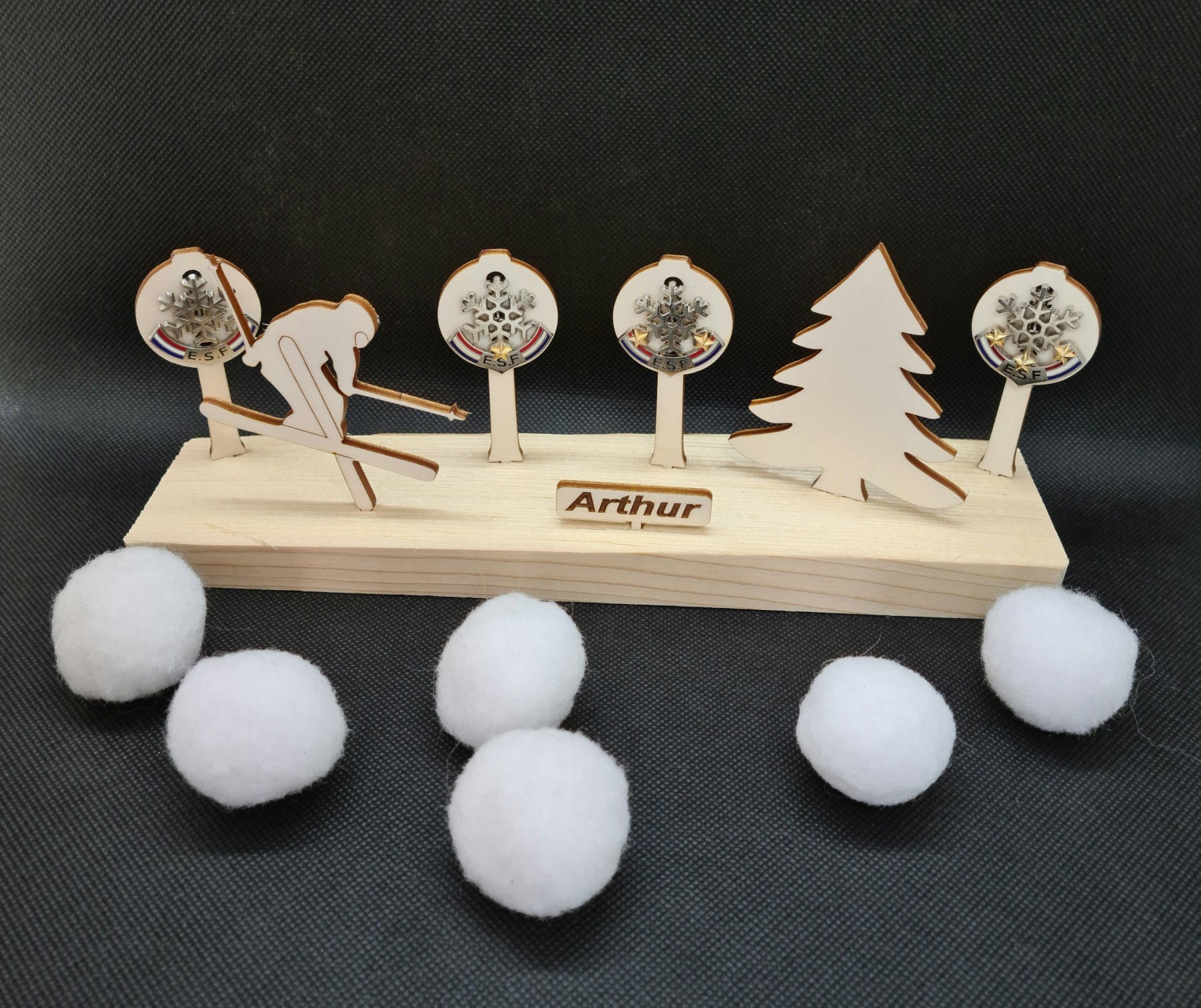 Support 4 Médailles Ski