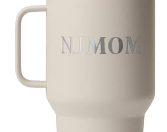 NJ Mom® Travel Tumbler (35 ounce) with Straw