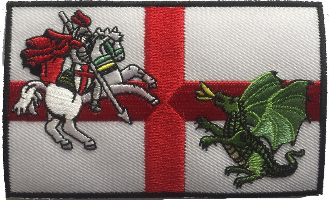 St George and Dragon Iron on Patch - Etsy UK
