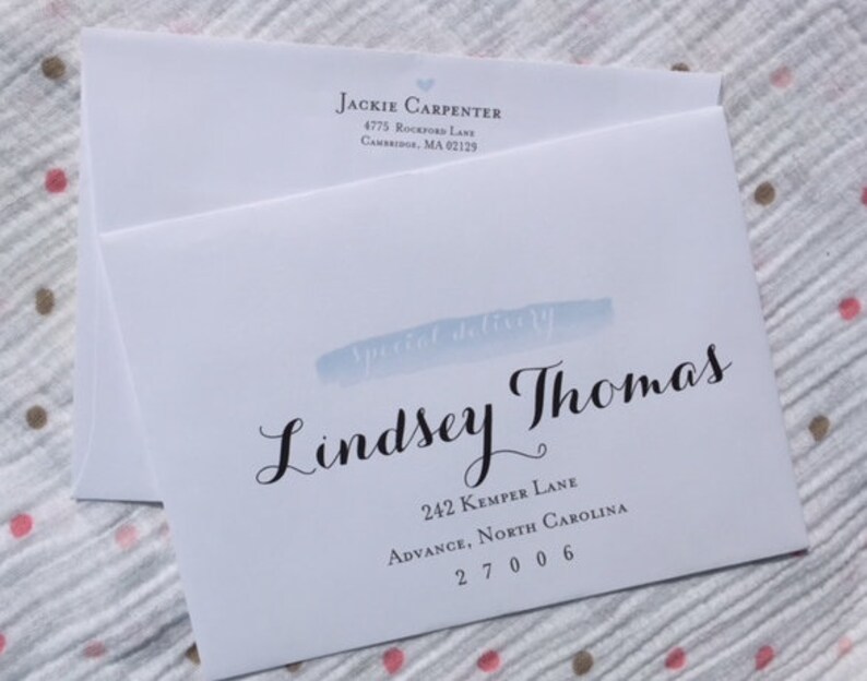 Custom Envelope Addressing
