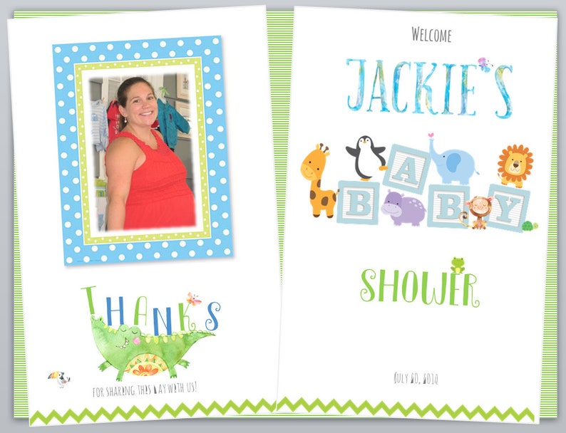 Custom Baby Shower Game Booklet Etsy