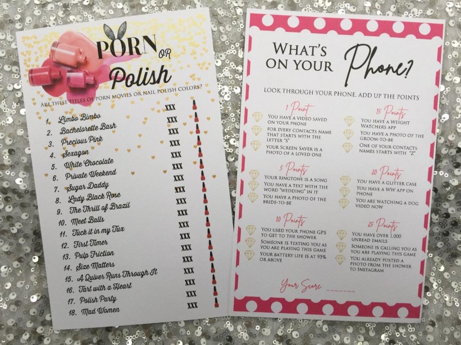 Victoria Secret Inspired Bridal Shower Game Booklet Etsy