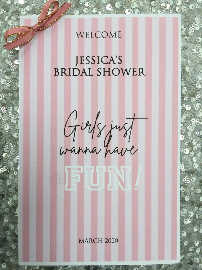 Victoria Secret Inspired Bridal Shower Game Booklet Etsy