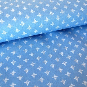 Patchwork fabric blue image 3