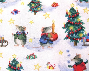 Fabric Christmas acufactum mice