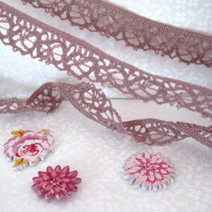 Crochet border EUR 1.50/meter antique pink 2 m image 2