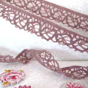 Crochet border EUR 1.50/meter antique pink 2 m image 1