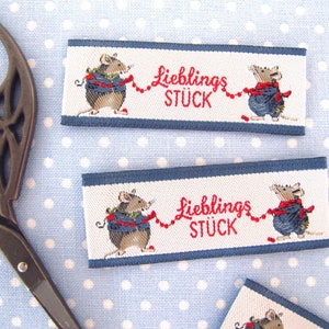 Woven labels patch mice EUR 0.70/piece Daniela Drescher image 3