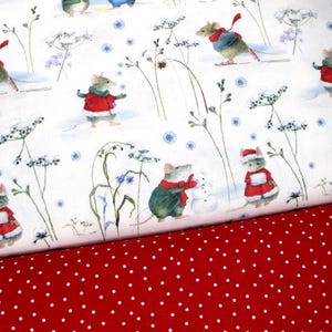 acufactum Stoffpaket Weihnachten Mäuse