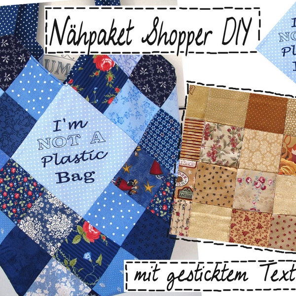 Nähpaket Tasche Anleitung DIY