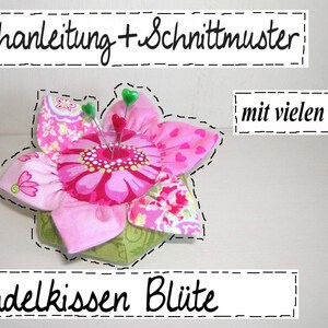 Anleitung Nadelkissen Schnittmuster DIY Bild 2