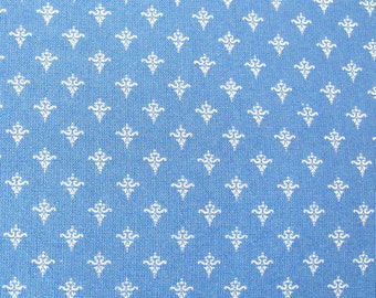 Patchwork fabric blue