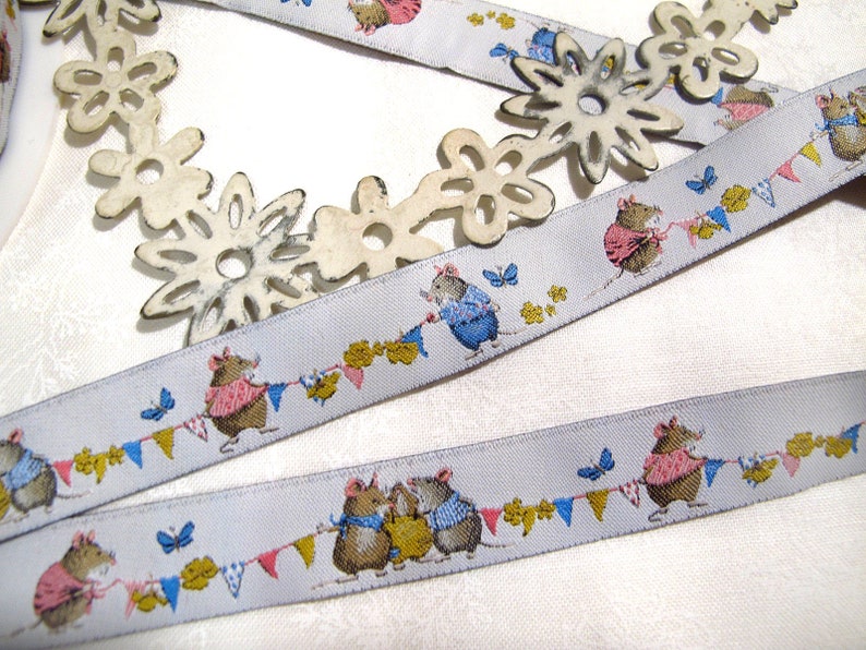 Woven ribbon summer mice Daniela Drescher 3.95 EUR/meter acufactum image 3