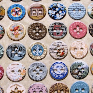 Fabric by the yard buttons image 1