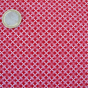 Fabric ornaments red image 2