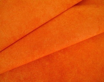 Patchwork fabric orange uni