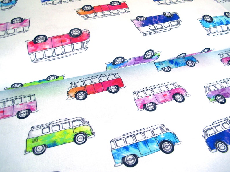 Patchwork Fabric VW Bus - Etsy