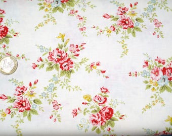 Patchworkstoff Rosen Baumwolle