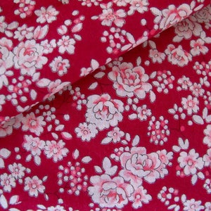 Fabric roses red image 3