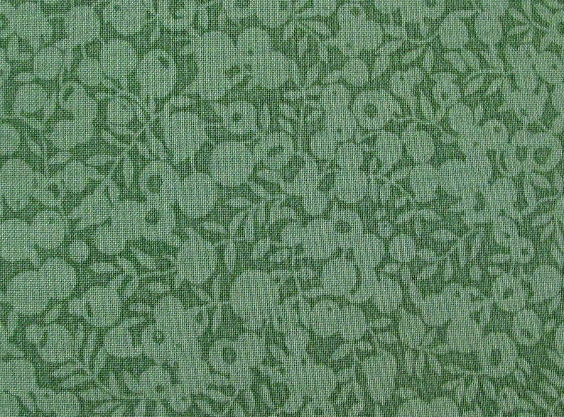 Fabric berries green image 1