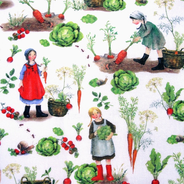 acufactum fabric Daniela Drescher children's vegetables