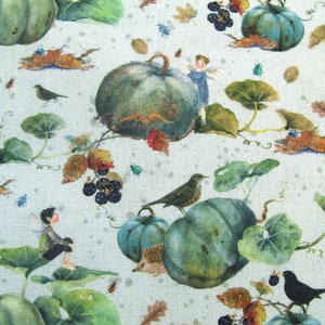 acufactum Daniela Drescher fabric pumpkin elves children image 1