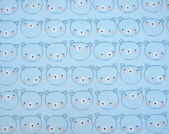 Children's fabric bear blue