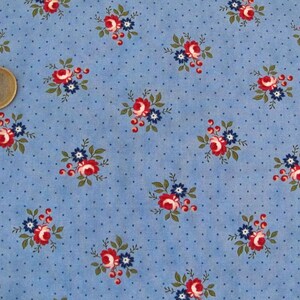 Fabric blue fat quarter image 2