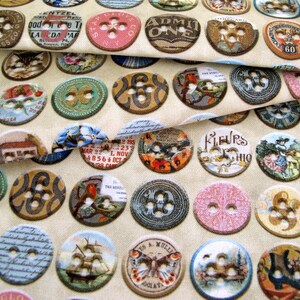 Fabric by the yard buttons image 4