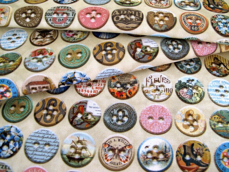 Fabric by the yard buttons image 4