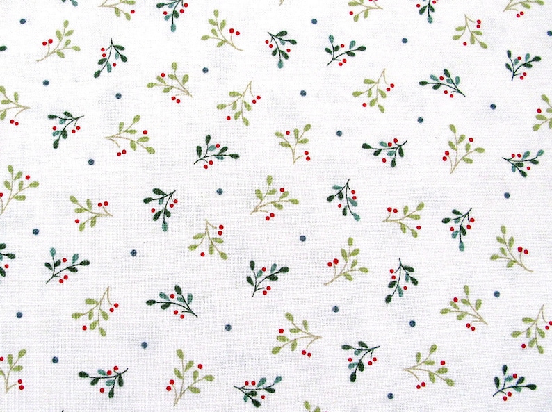 Christmas patchwork fabric image 1