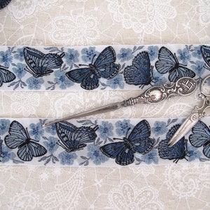 Woven ribbon butterfly 9.90 m/EUR Kafka from 50 cm image 5