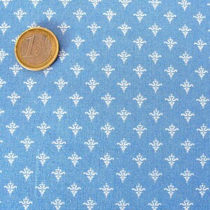 Patchwork fabric blue image 5