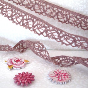 Crochet border EUR 1.50/meter antique pink 2 m image 3