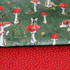 Fabric package fly agarics elves Daniela Drescher image 2